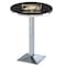 Holland Bar Stool Co 36" Chrome US Military Academy ARMY Pub Table L217C3628USMilA - alternate 1